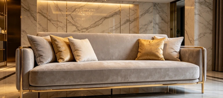Luxury Velvet Sofa